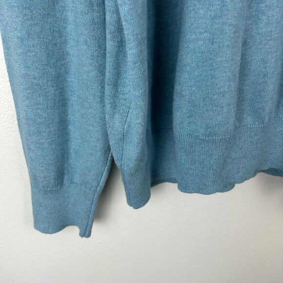 St. Johns Bay Men's V-Neck Sweater Size XL Blue NEW - Picture 5 of 5